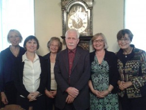 Föreläsare vid balladseminarium: Märta Ramsten, Lene Halskov Hansen, Margareta Jersild, Jens Henrik Koudal, Astrid Nora Ressem, Ann-Mari Häggman. Anders Hammarlund saknas på bilden. Foto: Ingrid Åkesson