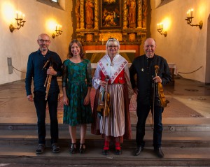 De medverkande; Anders Norudde, Ulrika Bodén, Eva Blomquist-Bjärnborg samt Magnus Gustafsson
