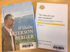 Exempel på litteratur om Peterson-Berger som finns att låna från biblioteket.