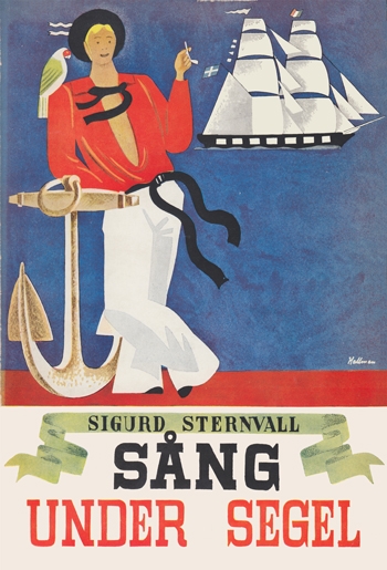 Omslag Sång under segel